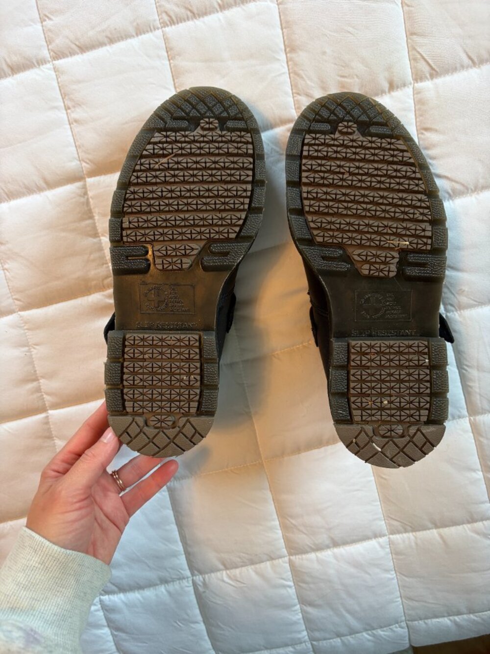 Polley Women's Slip Resistant Mary Jane Shoes - Picture 4 of 5
